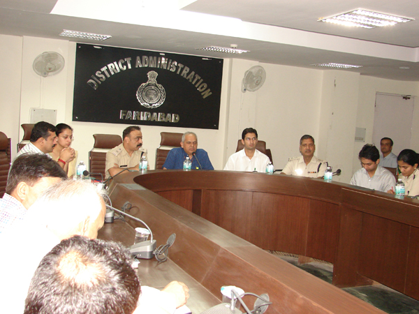 आरक्षण आन्दोलन को लेकर सम्बन्धित अधिकारियों की बैठक