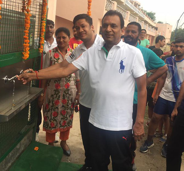 फरीदाबाद की युवा खेल प्रतिभा को तराशने के लिए खेल परिसर का होगा कायाकल्प:अमन गोयल