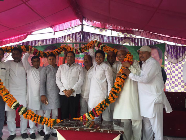 उद्योग मंत्री विपुल गोयल ने बुढ़ना गांव को दी करोड़ों के विकास कार्यों की सौगात
