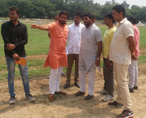 बीजेपी युवा मोर्चा द्वारा खेलो भारत कार्यक्रम का आयोजन