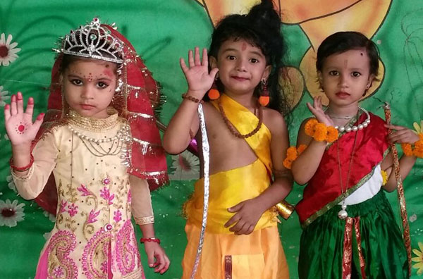 भारतीय विद्या कुंज सीनियर सेकेंडरी स्कूल में रामलीला की धूम