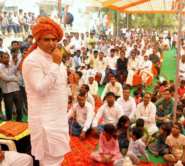 तिगांव क्षेत्र में नहीं चलने देंगे झूठ, लूट व बेईमानों की धमक : ललित नागर