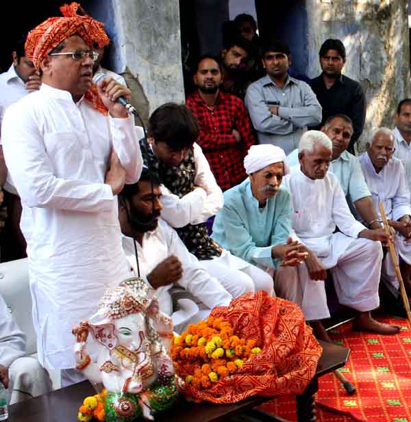 तिगांव विधानसभा क्षेत्र का संपूर्ण विकास ही पहली प्राथमितक्ता: रोजश नागर