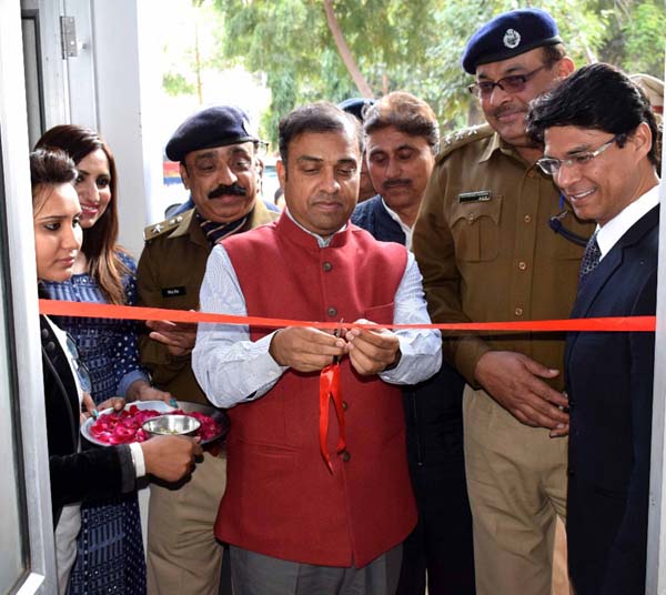 पुलिस आयुक्त फरीदाबाद ने ट्रैफिक पार्क का उद्घाटन किया