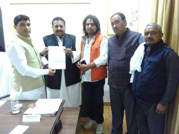 साहुपुरा-बल्लभगढ़ चौक का नाम शहीद चन्द्रशेखर आजाद के नाम पर रखने की मांग