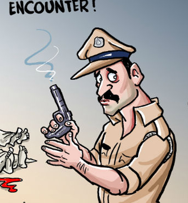 पुलिस मुठभेड में मारा गया इनामी बदमाश