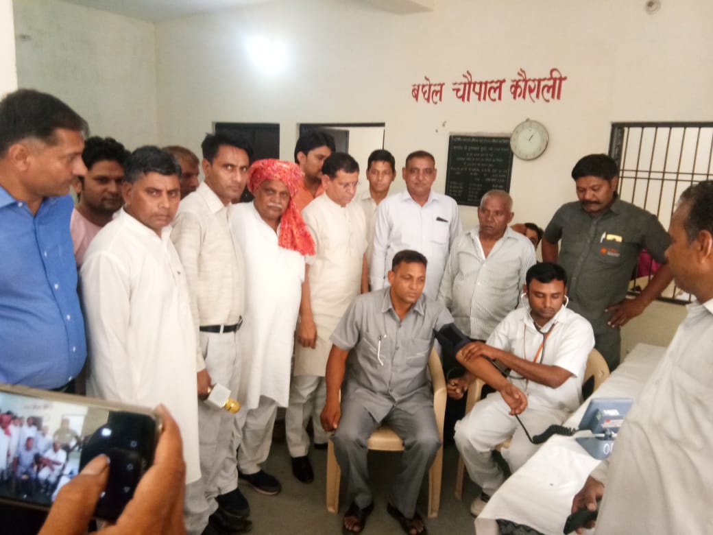वरिष्ठ भाजपा नेता राजेश नागर ने किया निशुल्क कैम्प का शुभारंभ