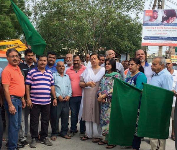 मेरा लक्ष्य बढख़ल विधानसभा क्षेत्र स्वच्छता और सौंदर्यीकरण में न0 1 रहे: सीमा त्रिखा