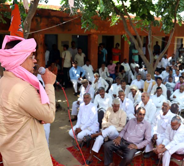 भाजपा नेता राजेश नागर का किया गया जोरदार स्वागत