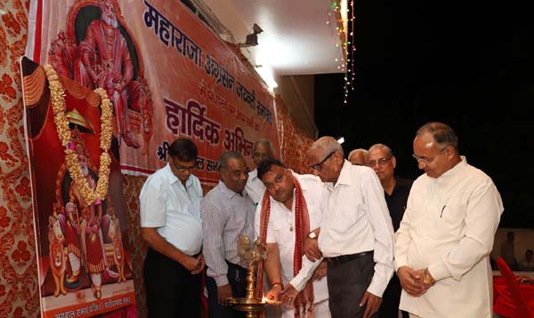 महाराजा अग्रसेन ने एक रुपया एक ईंट से जोड़ा पूरा समाज: लखन सिंगला