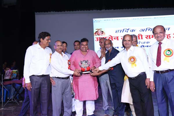 महाराजा अग्रसेन ने एक रुपया एक ईंट से जोड़ा पूरा समाज:लखन सिंगला