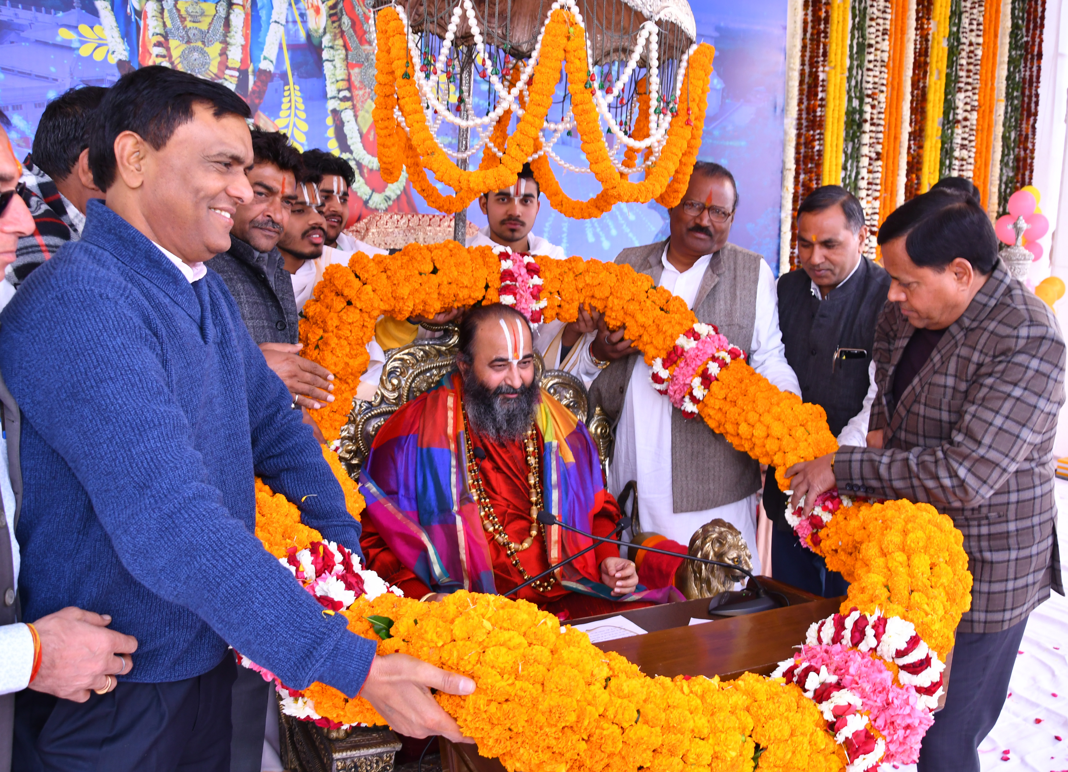 श्री सिद्धदाता आश्रम में मनाया गया नववर्ष