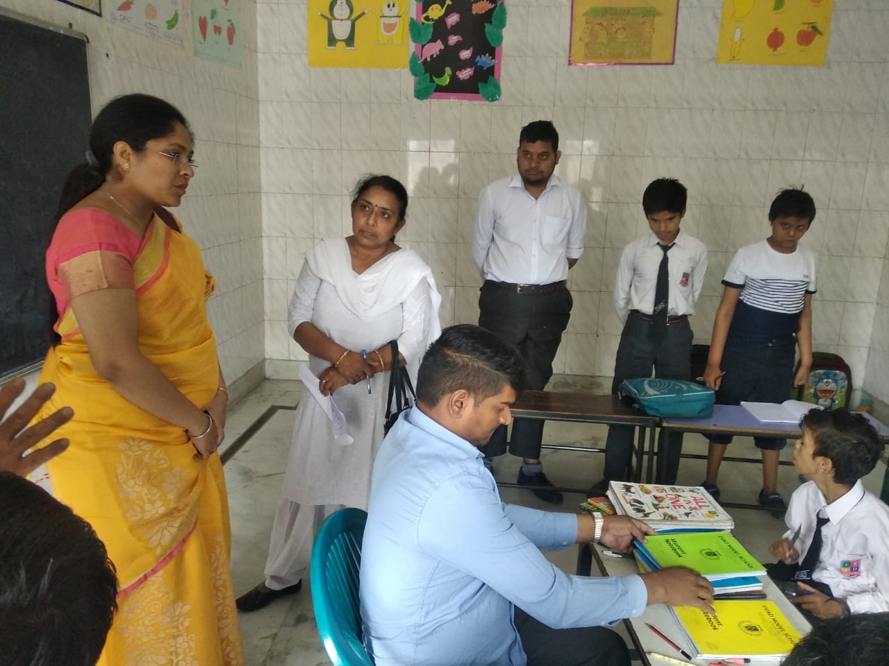 विकलांग बच्चों की देखभाल को लेकर किया गया निरीक्षण