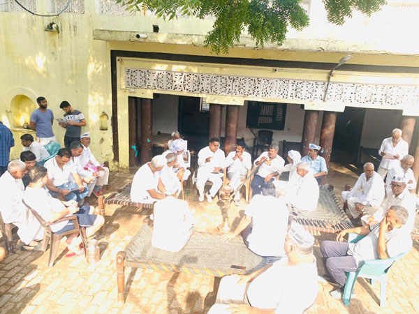 गांव अनंगपुर में आप प्रत्याशी धर्मबीर भड़ाना को मिला एक तरफा समर्थन