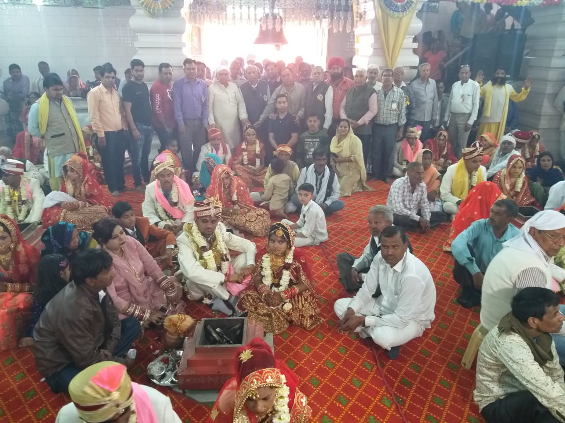 वैष्णोदेवी मंदिर में धूमधाम से हुआ सामूहिक विवाह समारोह