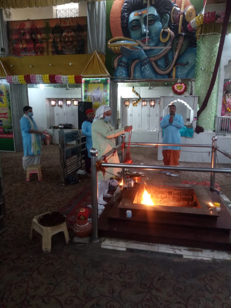 माता वैष्णोदेवी मंदिर में अष्टमी पर हुआ कोरोना रोकथाम प्रार्थना यज्ञ