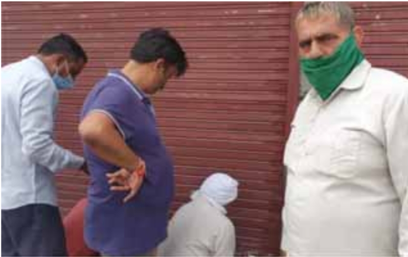 कॉंग्रेस नेता के रिश्तेदार की बिल्डिंग सील